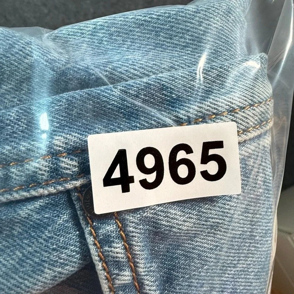 Diesel Industry 2001 Pocket Loose Baggy‎ Leg Jeans Mens Light Wash Denim 33x32